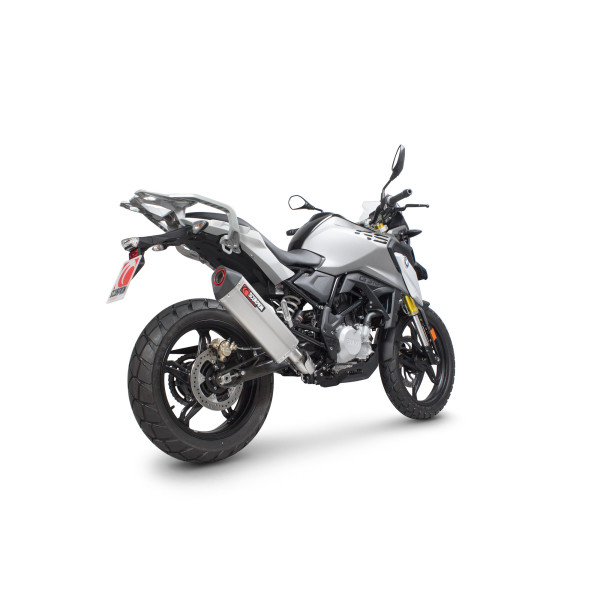 Scorpion Exhaust BMW G310 R / G310 GS 2016 - 2020 Serket Parallel Full System Titanium Sleeve